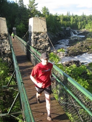 Minnesota Voyageur 50 Mile Trail Ultramarathon - Swinging Bridge